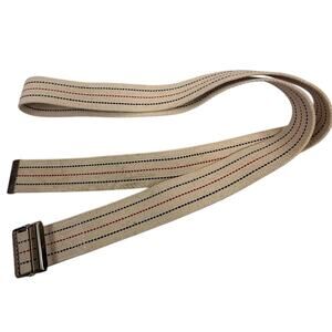 SKU3033 Sammons Preston 72" Transfer Gait Belt Red Blue Cream CNA Nurse Helper